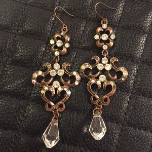Vintage inspired chandelier earrings